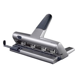 Leitz AKTO Variable Metal Multi Hole Punch 5114 30 Sheets Silver