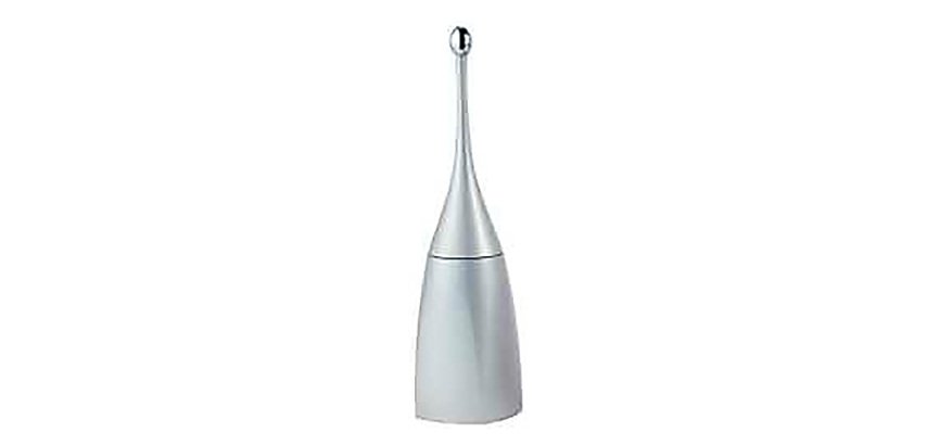 Portascopino a pavimento Mar Plast 12 x 12 x 48,5 cm Argento