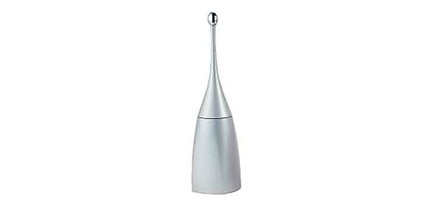 Portascopino a pavimento Mar Plast 12 x 12 x 48,5 cm Argento
