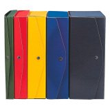 Scatole archivio Rexel Project blu presspan dorso 8.0 cm 5 unità