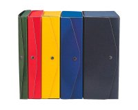 Scatole archivio Rexel Project blu presspan dorso 8.0 cm 5 unità