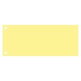 Divisori Exacompta in cartoncino premium 205 g/m² 10,5 x 24 cm Giallo neutri 2 buchi 100 unità