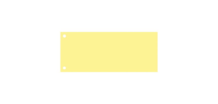 Exacompta Parting Strip Premium 10,5 x 24 cm Blue 1 tab 2 holes cardboard blank 100 pieces