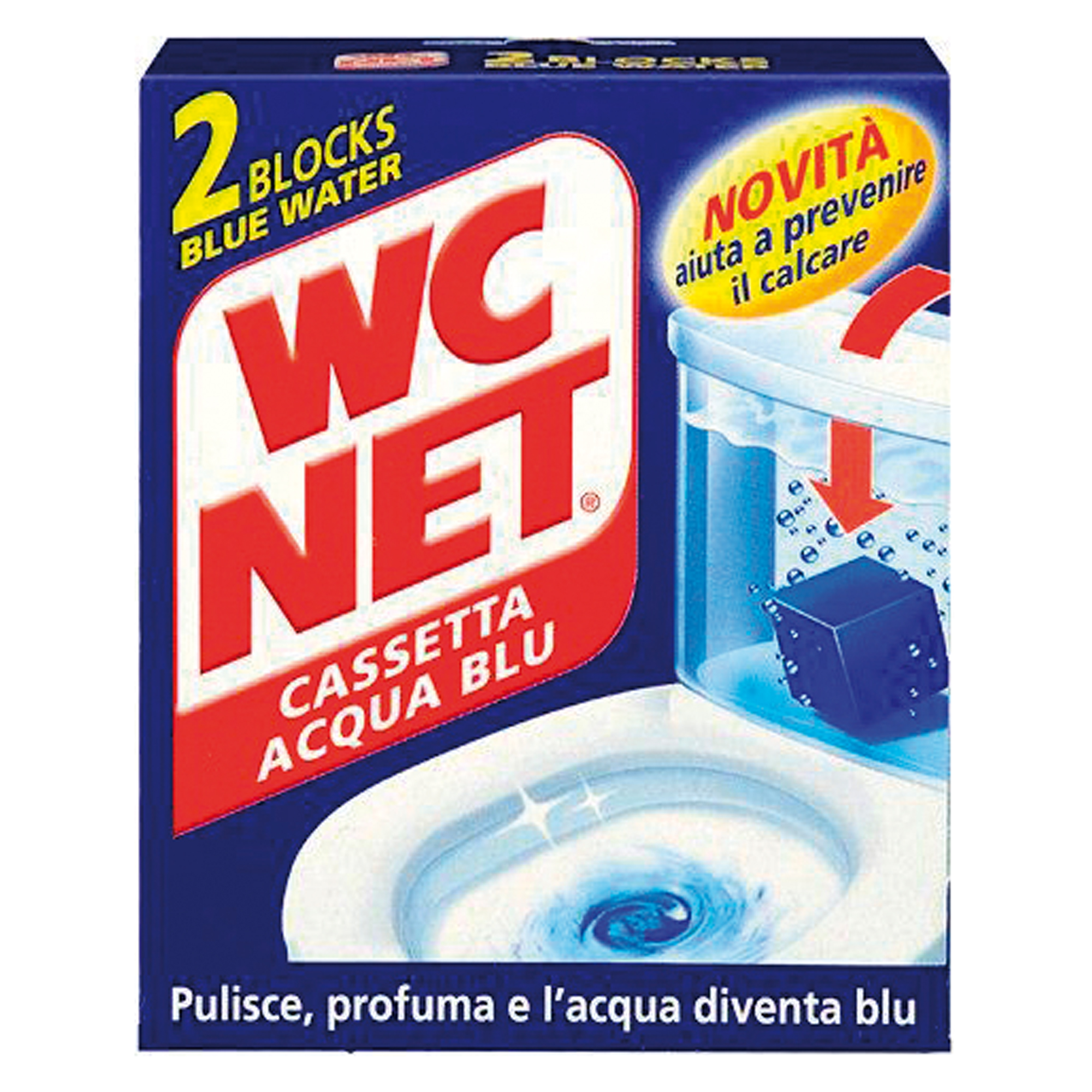 Detergente per cassetta Wc Net Acqua Blu 2 unità su