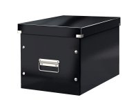 Esselte Cube Box Click Store A4 Black pp laminated robust hardboard 31 x 32 x 36 cm