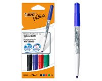 Marcatore per lavagne bianche BIC 1741 proiettile 1.5 mm assortiti 4 unità