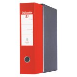 Registratore Commerciale dorso 8 cm G53 Eurofile Esselte in cartone rivestito in PP 2 anelli A4 rosso