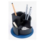 Portaoggetti da tavolo helit Nero 15 x 11,2 cm