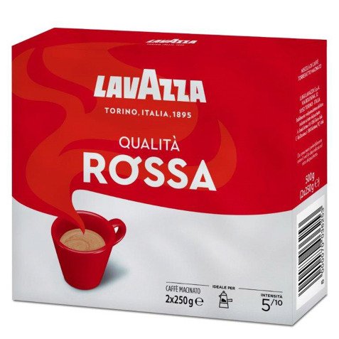 Caffè macinato Lavazza Qualità Rossa 2 unità da 250 g