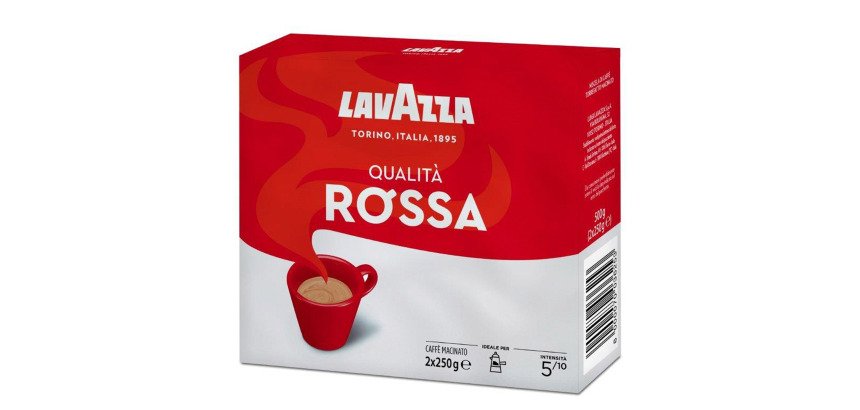 Caffè macinato Lavazza Qualità Rossa 2 unità da 250 g