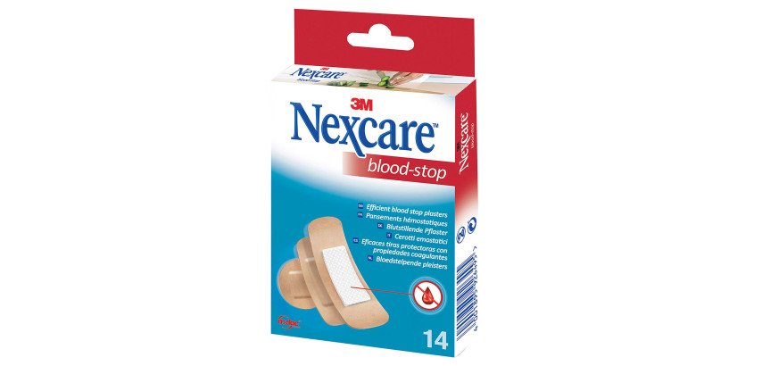 Cerotti emostatici 3M™ Nexcare™ Blood-Stop, 14 unità assortite