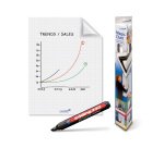 Legamaster Electrostatic Magic Chart Whiteboard Foils Not Perforated A1 500g 25 Sheets