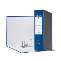 Registratore protocollo dorso 8 cm blu Eurofile Esselte in confezione convenienza 11+1 in omaggio