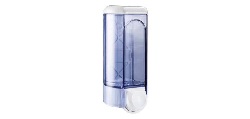 Dispenser per sapone liquido Mar Plast Trasparente, bianco