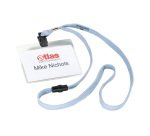 DURABLE Portanome 60x90 mm con cordoncino in tessuto 10 pezzi