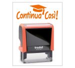 Timbro Trodat Printy 4912 "Continua cosi" arancione