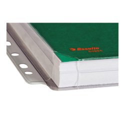 Leitz Premium Expanding Punched Pockets 4755 A4 With Metal Hole-Strip Embossed PVC 170 Micron Pack of 3