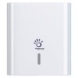 Papernet Hand Towel Dispenser 406713 Plastic Wall Mountable White 14.5 x 14.5 x 33.6 cm