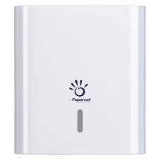 Dispenser Asciugamani Piegati C/V Papernet 406713 plastica bianco 30 x 14,5 x 33,6 cm