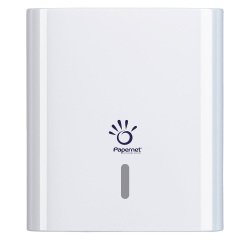 Papernet Hand Towel Dispenser 406713 Plastic Wall Mountable White 14.5 x 14.5 x 33.6 cm