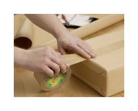 Nastro per imballo in carta Tesapack, 50 mm x 50 m, avana