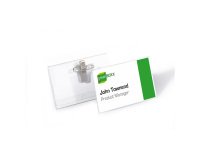 DURABLE Portanome 54x90 mm con combi clip (clip + spilla) 50 unità