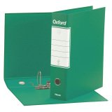 Registratore Commerciale dorso 8 cm Oxford Esselte in cartone 2 anelli A4 verde 6 pezzi