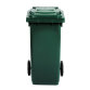 Cassonetto Mobil Plastic Raccolta rifiuti verde 120 lt 55 x 48 x 93 cm