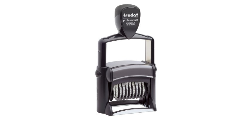 Timbro Trodat Professional 55510/PL 5,6 x 3,3 cm nero