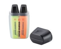 STABILO BOSS ORIGINAL Big BOSS Highlighter Assorted Broad Chisel 2-5 mm Refillable Pack of 4