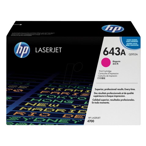 HP 643A Original Toner Cartridge Q5953A Magenta