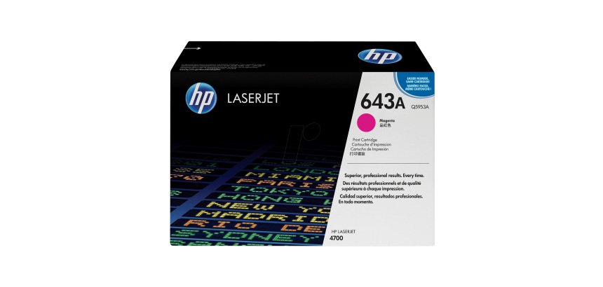 Toner HP originale 643A magenta q5953a