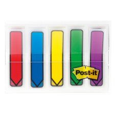 Segnapagina Post-it assortiti senza rigatura 11,9 x 43,2 mm 1,19 x 4,32 cm 5 unità da 20 segnapagina