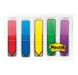 Segnapagina Post-it assortiti senza rigatura 11,9 x 43,2 mm 1,19 x 4,32 cm 5 unità da 20 segnapagina