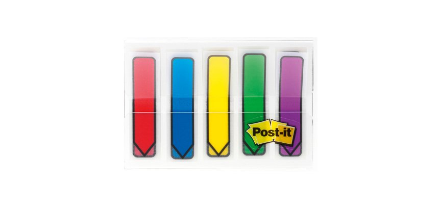 Post-it Index Flags Arrow 684-ARR1 11.9 x 43.2 mm Assorted 20 x 5 Pack