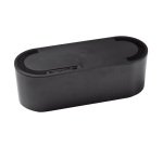 D-Line Cable Tidy 107DLB1 SW Black 32.5 x 11.5 cm