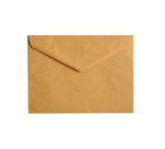 Buste con taglio a punta Pigna 80 g/m² avana senza finestra gommata 500 unità