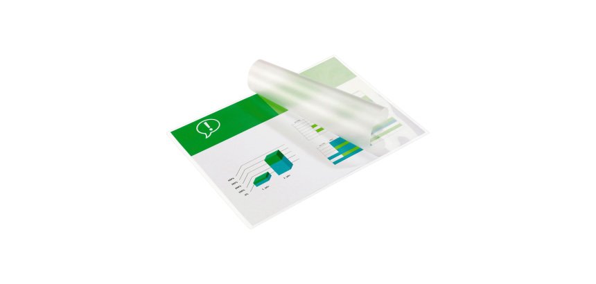 Buste Pouches per plastificazione GBC 2x175 µ A4 trasparente 100 unità