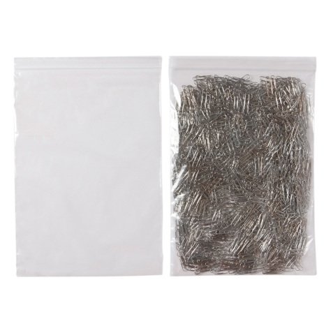 Buste trasparenti con chiusura a pressione in polietilene - 12 x 8 cm - 1000 unità