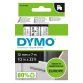 DYMO S0720500 Nastro Standard D1, 12 mm x 7 m, Nero su Trasparente