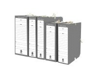 Cartelle archivio con lacci Bruneau 25 x 35 cm dorso 8 in robusto cartone grigio 25 unità