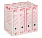 Scatole archivio in cartone bianco formato legale Storage Acco King Mec dorso 9 cm 32 unità