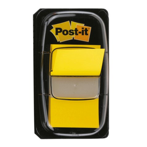 Post-it Index Flags 25.4 x 43.2 mm Yellow 50 Strips