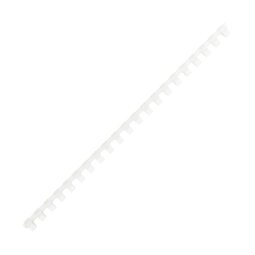 Dorsi in plastica GBC diametro 12 mm A4 conf. 100 colore bianco