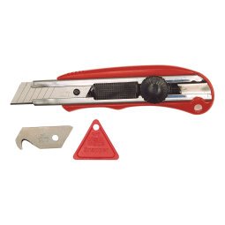 Cutter con tagliareggia NT Cutter SL-3P Rosso plastica, metallo 4,2 x 14,7 cm