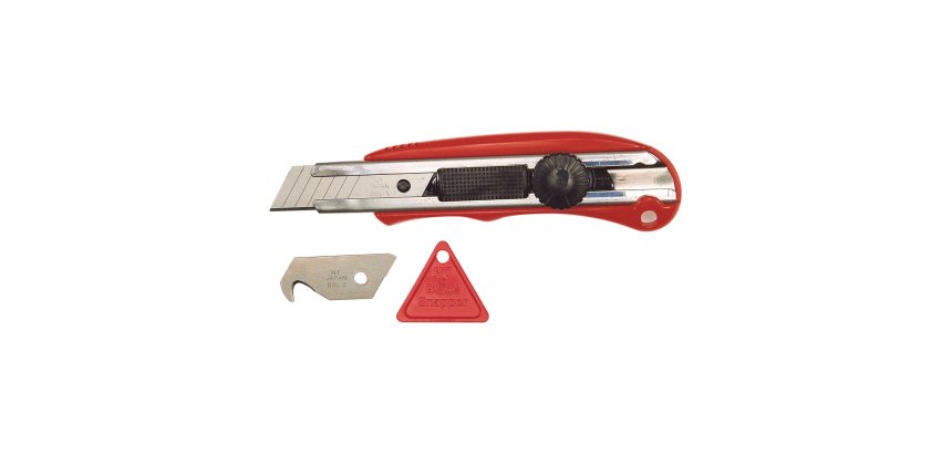 Cutter con tagliareggia NT Cutter SL-3P Rosso plastica, metallo 4,2 x 14,7 cm