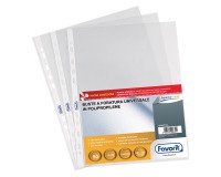 FAVORIT Punched Pockets 100460122 A4 polypropylene Transparent 50 pieces