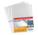FAVORIT Punched Pockets 100460122 A4 polypropylene Transparent 50 pieces