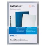 GBC Binding Covers A4 Leather Grain 250 gsm Black Pack of 100