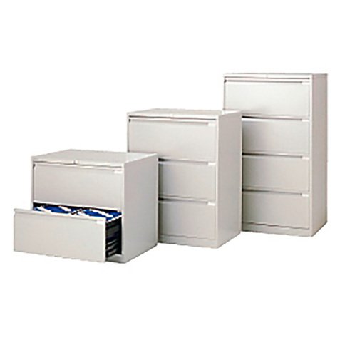 Classificatore Bisley per cartelle sospese 4 cassetti cassetti grigio